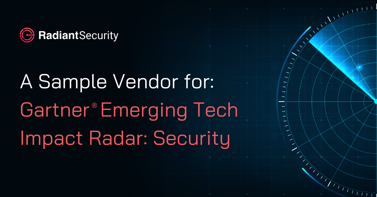 Radiant recognized in Gartner’s 2023 emerging tech report